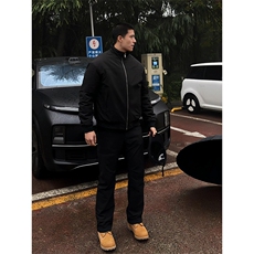 26春装新款美拉德立领飞行夹克boxy廓形休闲百搭外套上衣JK6500，男装夹克，电商A486-1