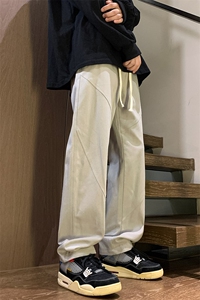 港风秋冬酷丝棉美式高街宽松休闲长裤男K23317-P40图片