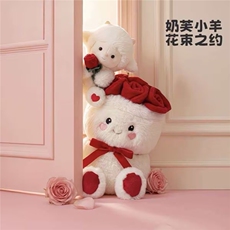 抱花奶芙小羊