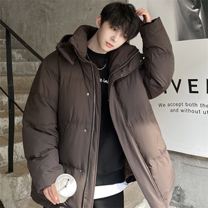 羽绒服男冬季新款港风宽松连帽白鸭绒外套YR922-P160 (控价208元图片