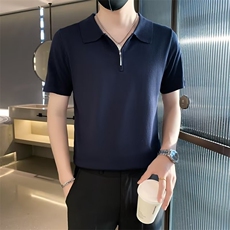 男纯色短袖时尚2023POLO衫百搭潮流青春流行TS317，男装T恤，星座1116A-2（原606A-1）