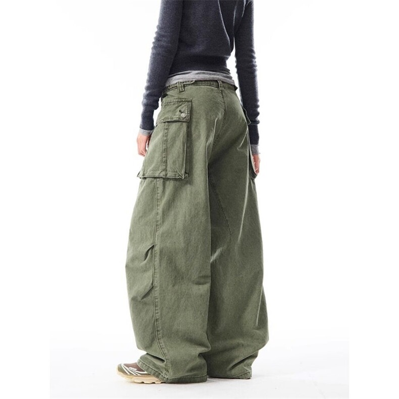 工装裤男女韩版潮流高街帅气多口袋2025长裤K6321-P60，男装工装外套，星座412-1