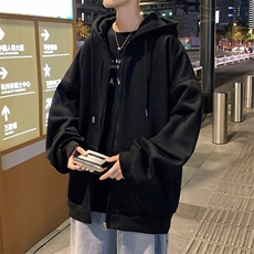 ！秋冬季开衫男士连帽卫衣男港风ins韩版潮流上衣男KS200-P40，男装卫衣，电商B371