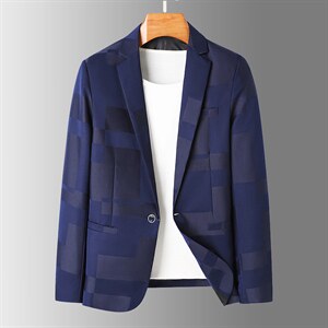 秋季热卖休闲西装男潮流外套英伦百搭风帅气西服A056-9930P95图片