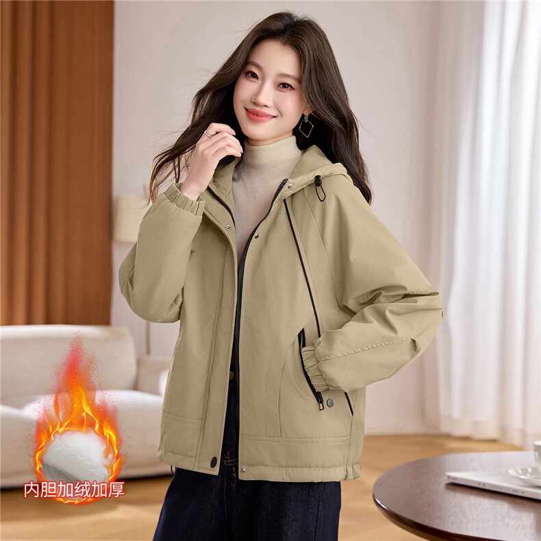 现货！现货！2025冬季新款加绒加厚棉衣棉服女连帽,女装棉衣/棉服,以桐