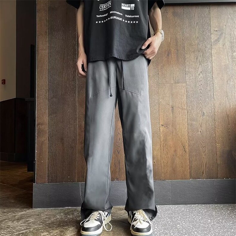 冲锋裤男款薄款美式机能排扣工装裤潮牌高街休闲裤子1500P40,男装休闲裤,星座410-2