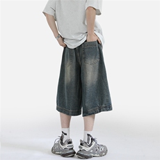 xz905-2-Z039#P45牛仔短裤，男装牛仔裤，星座905-2