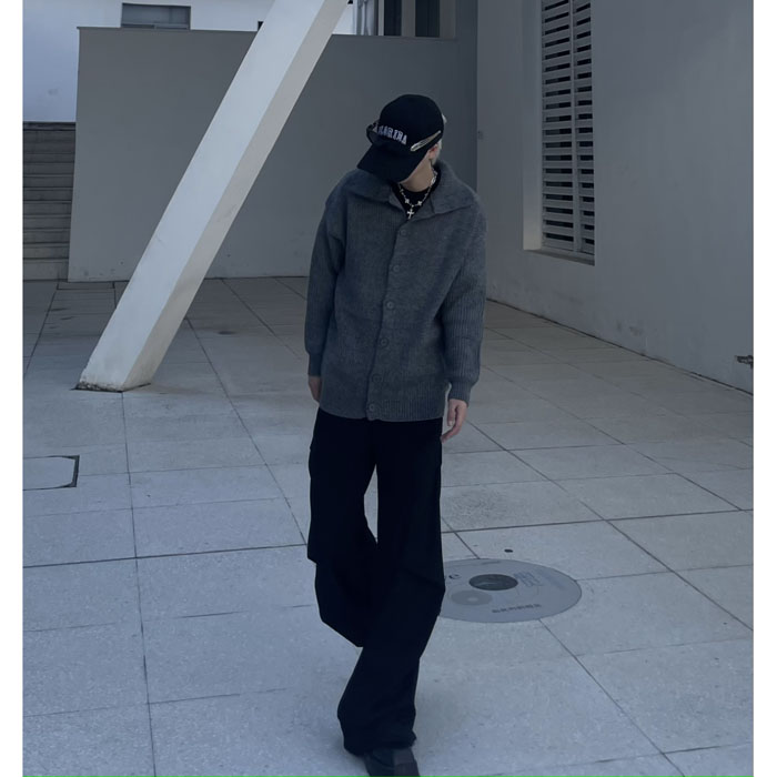 (盗图必投)秋冬新款立领针织开衫扣子毛衣MY571-P58,男装针织衫/毛衣,星座1109-4