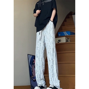 扎染冰丝裤男夏季薄款青少年酷帅裤子美式休闲裤 KA418图片