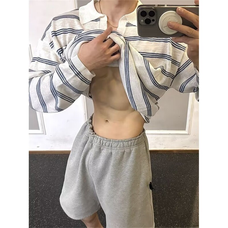 日系慵懒风男士针织衫秋冬季外套高级感宽松百搭毛衣TM32,男装针织衫/毛衣,星座1116A（原606A-3）