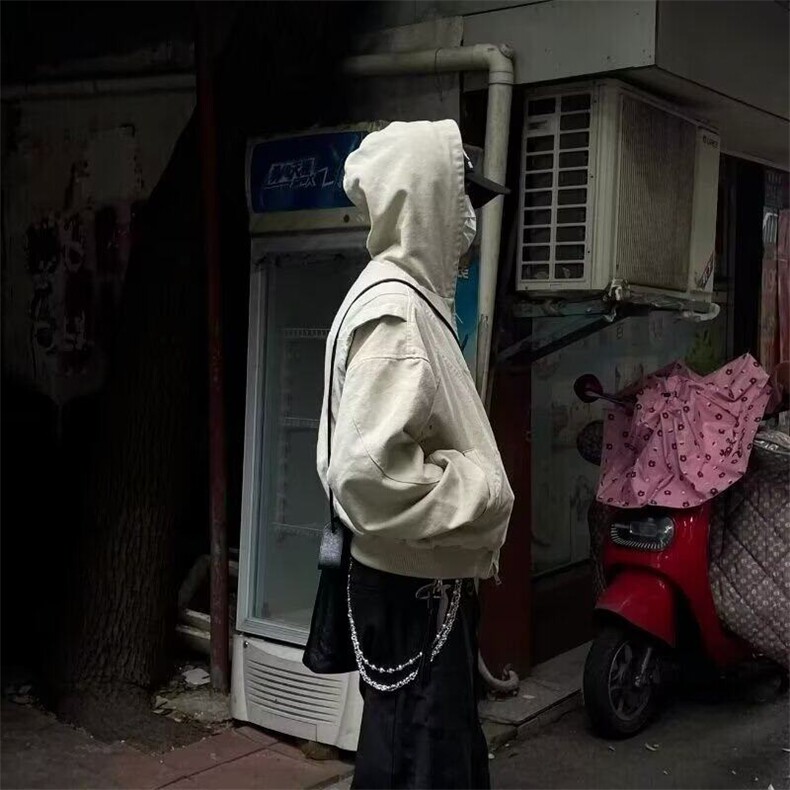 美式复古解构连帽工装外套男街头宽松休闲座山雕夹克LB9399-p105,男装夹克,星座1008