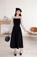 秋季时尚连衣裙，女装连衣裙，亿炫(5F)