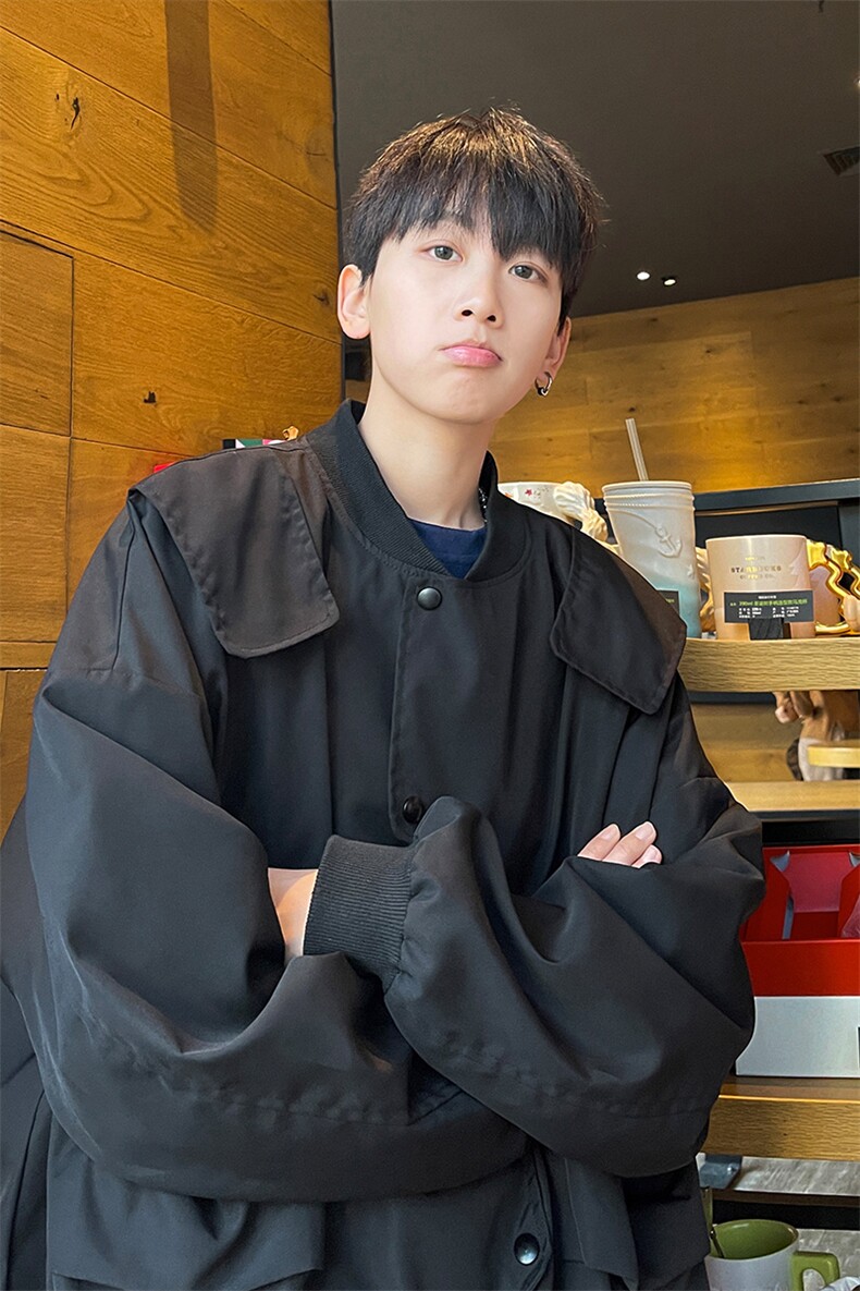错位门禁飞行员夹克男外套男棒球衣服XH26-P70,男装夹克,电商B367
