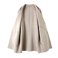 2025年秋季新款百搭长袖男款大衣，男装毛呢大衣，泰公羊绒