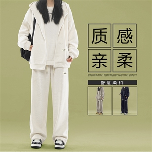 秋冬款宽松休闲运动卫裤卫衣三件套SJT868常规特批176加绒特批206图片