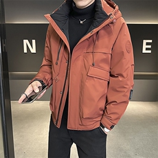 标男士冬装连帽工装加厚外套羽绒服516/916-P188，男装羽绒服，星座703-1