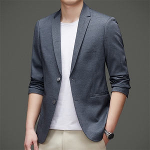 DJ2292钱塘2020-3秋冬季新款时尚休闲简约中年男士西服P147图片