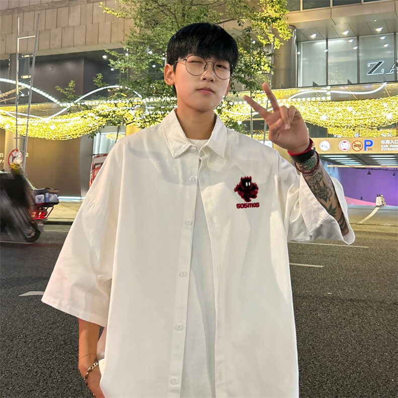 量大优供视频冰丝短袖衬衫男DS240-特P25,男装T恤,电商B367