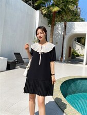 夏装新款连衣裙，女装连衣裙，依秀丽语