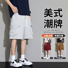 抖音品质夏季学生外穿短裤中裤裤子休闲A146-GY501特p35量大优，男装牛仔裤，HDA146