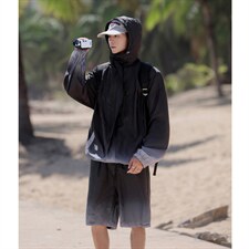 2026平铺山系防水冲锋衣大码M-5XL渐变色夹克男JK77088P85控128，男装夹克，星座227-7