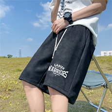 重磅夏季麂皮绒休闲短裤休闲五分裤JDK2320-特p25控48，男装牛仔裤，电商B370