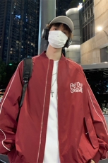 特批夜景街头风棒球服外套宽松字母印花夹克A247-TPF6053特批65，男装夹克，电商A247