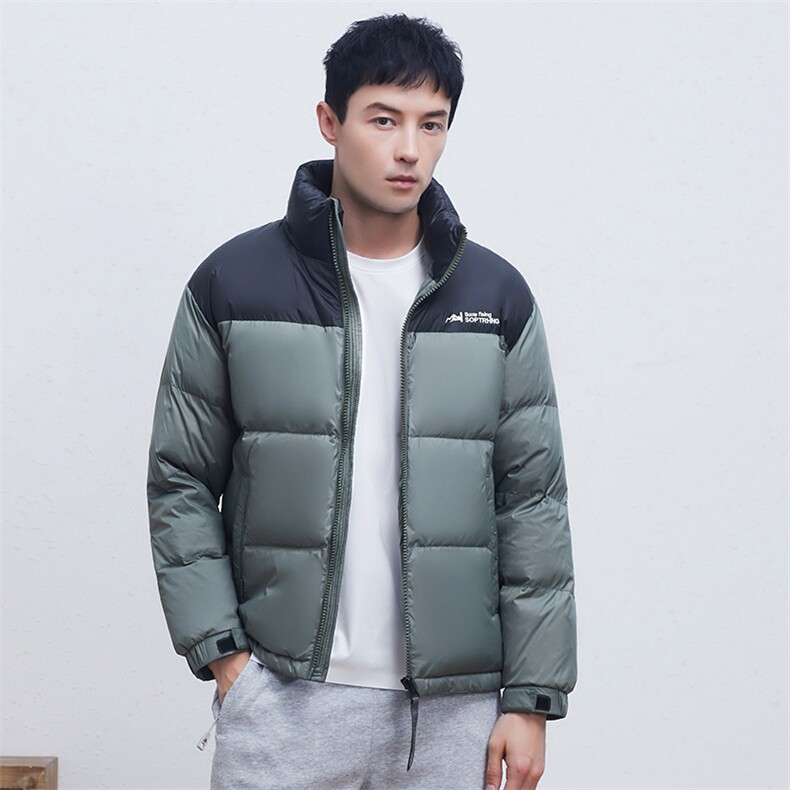 冬季立领羽绒服男2024新款加厚保暖面包服高端百搭潮牌休闲外套男,男装羽绒服,电商B212（原钱塘6029）