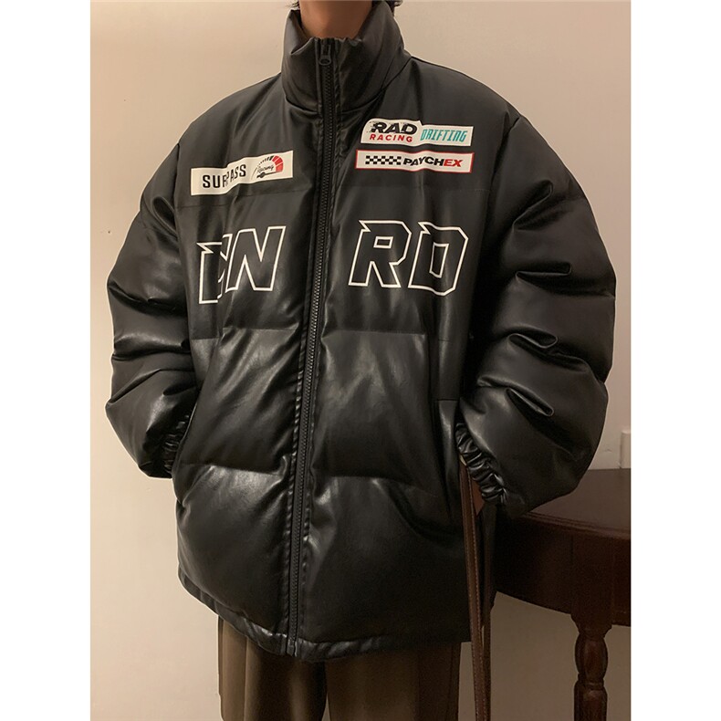 EQ156冬季新款港风宽松炸街痞帅机车服加厚皮棉衣棉服外套男P118,男装棉衣,电商C306-1