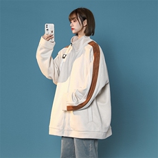 麂皮绒夹克男宽松落肩宽松上衣外套JK730-P70，男装夹克，星座1204-3
