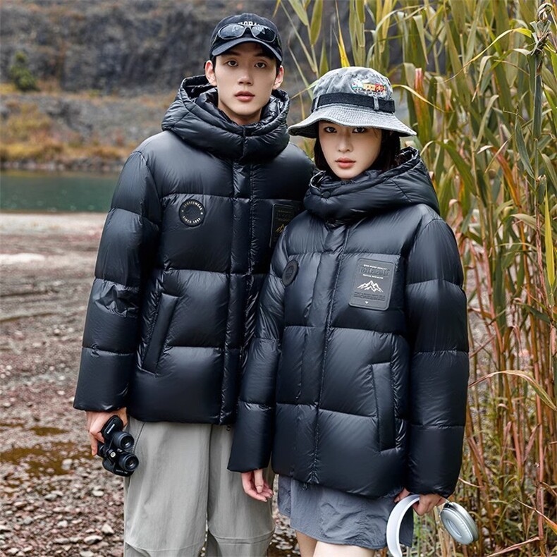 85%鸭绒羽绒服冬季潮流时尚短款情侣御寒保暖外套DB61-P240，男装羽绒服，星座1210A