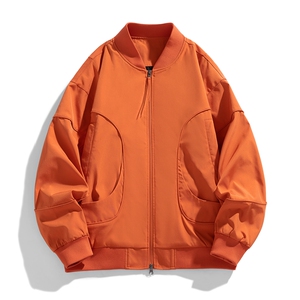 新款港风个性棒球服宽松二开夹克男DSA157B-J218-P80图片