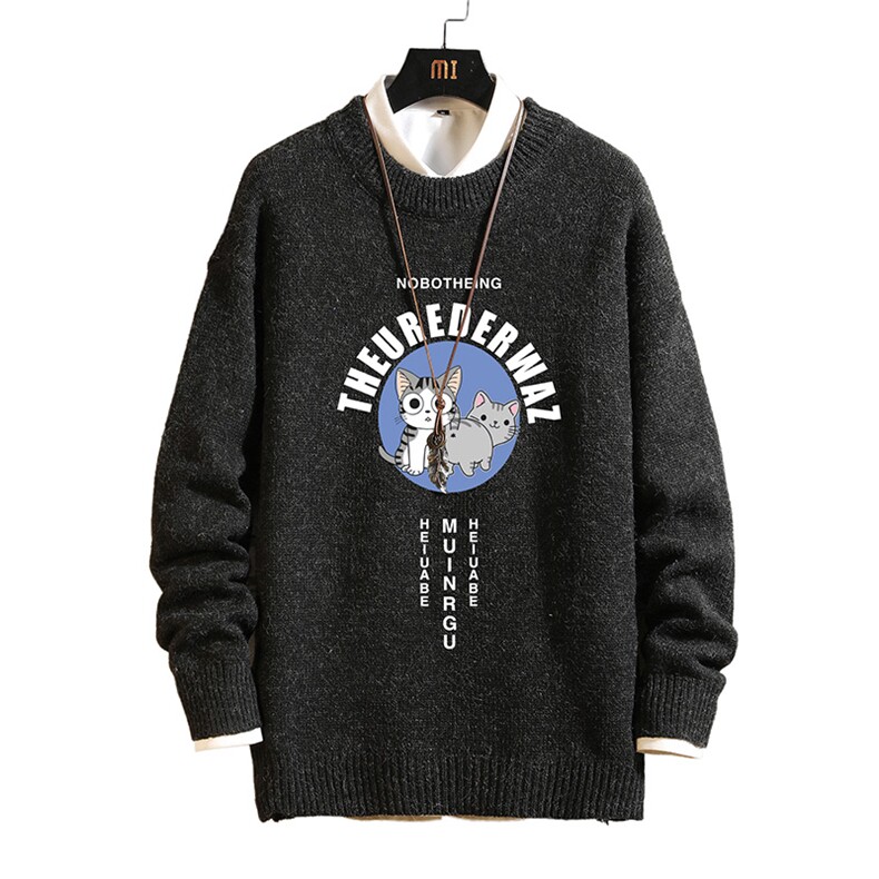 M19160-P45加绒款-P65加厚加绒毛衣男大码毛线衣男针织衫砖墙,男装针织衫/毛衣,电商A040A