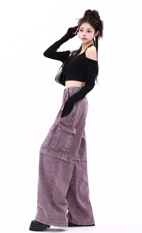 K9111-P50美式复古大口袋工装牛仔裤,男装休闲裤,星座1501-1