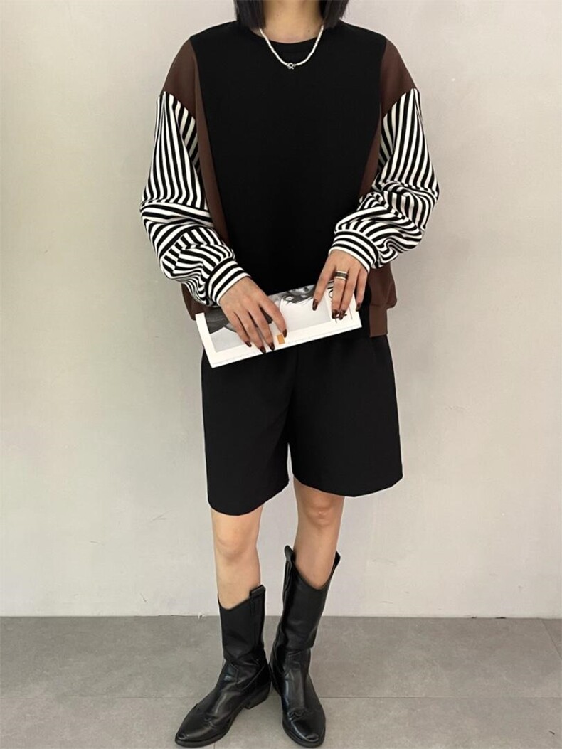 雷洛奇丽—拼接卫衣，女装卫衣/绒衫，雷洛奇丽