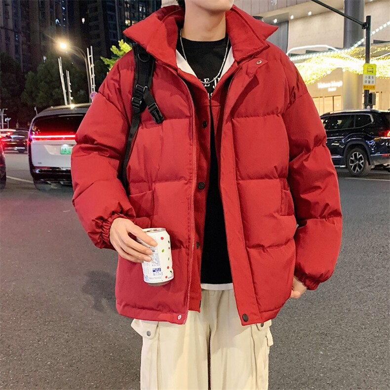 ！2025秋冬新款男士假两件棉衣加厚保暖棉服外套MY1248特P85,男装棉衣,电商B220