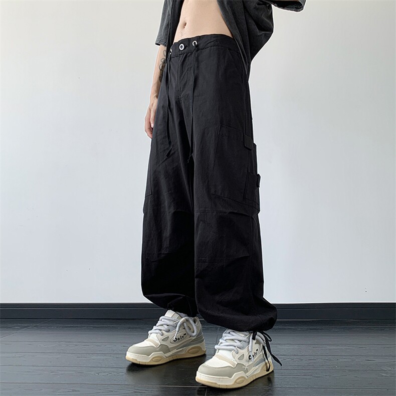 B221美式ins街头hiphop宽松工装休闲裤子LK23122-P65控88,男装休闲裤,电商B221