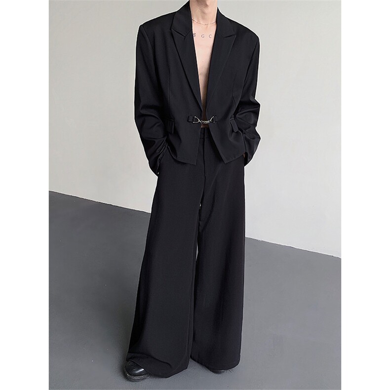 韩系通勤穿搭短款西装外套男士cleanfit痞帅休闲西服XZ12P115,男装西服,星座512-1（原513-3）