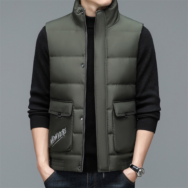 CXYF59387钱塘2020-2中青年男士冬季马甲厚款时尚休闲羽绒服P137,男装羽绒服,钱塘207-2