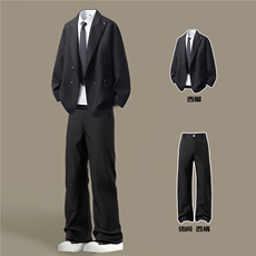 西服95%涤纶5%氨纶M-5XL大码XF78304P85控139西裤XK78151P45控68，男装西服，星座227-7