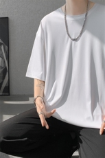 8XL-M高品质！！特大码冰丝速干T恤男透气短袖上衣纯色DX314P25，男装T恤，电商D206-1