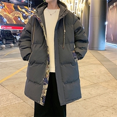 冬季新款韩版中长宽宽松大码加厚棉衣外套XZ102B-1-M6652P145，男装棉衣，星座102B-1