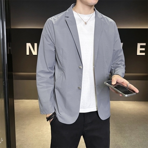 春季新款商务风西装外套男休闲西服男士西服JK02629-P83图片
