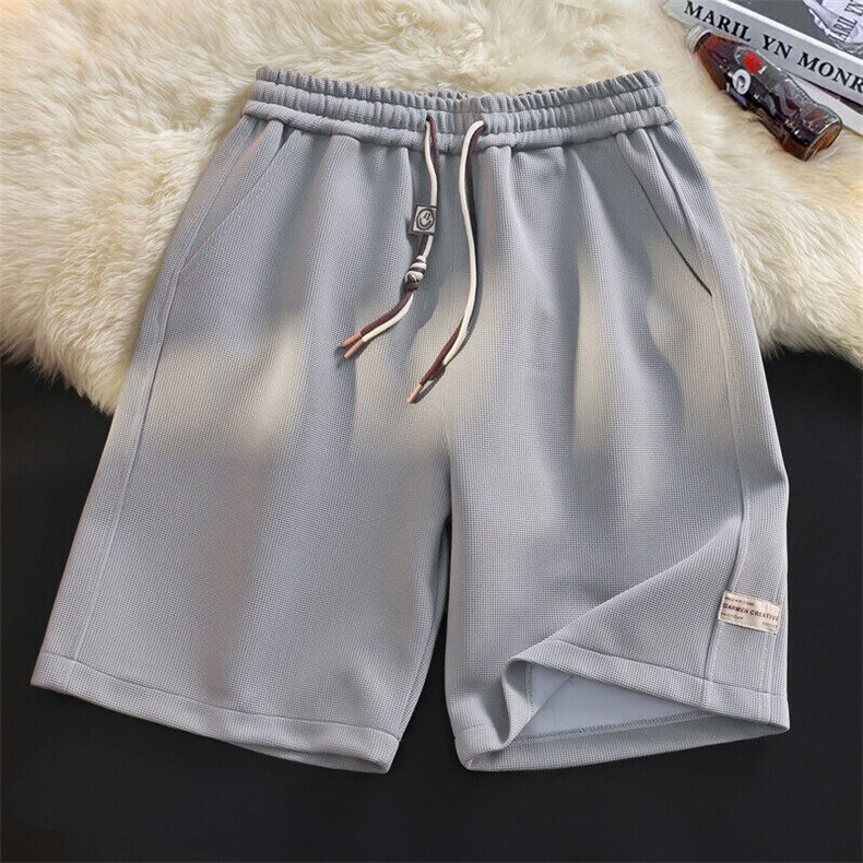 夏季休闲短裤男潮流时尚透气凉感五分裤户外宽松沙滩裤-J1532-P20，男装牛仔裤，星座310B-3