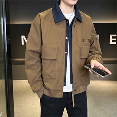 休闲夹克2026春新款潮牌男装宽松百搭工装外套JK02632-P85，男装夹克，星座308B-2