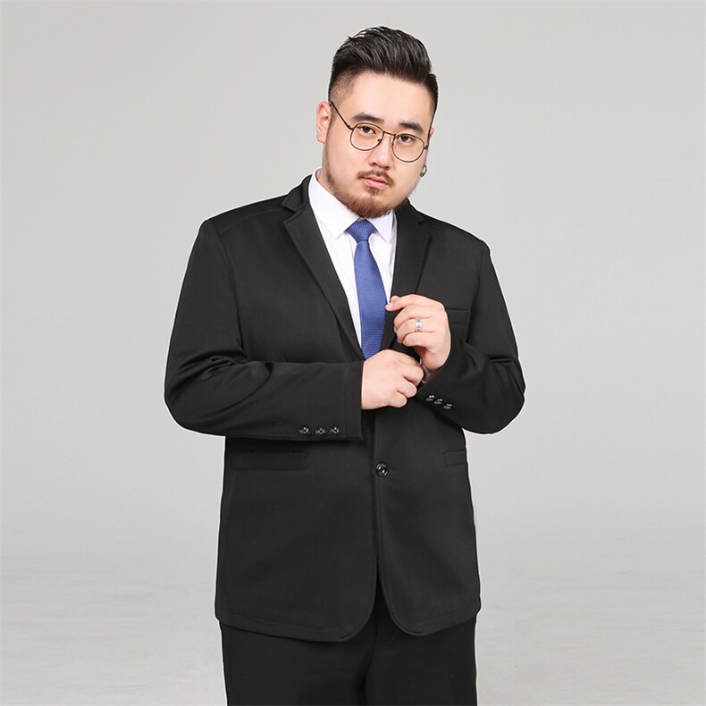 春装新款男士西装时尚休闲西服上衣外套L-8XL加肥大码18007款,男装西服,星座802