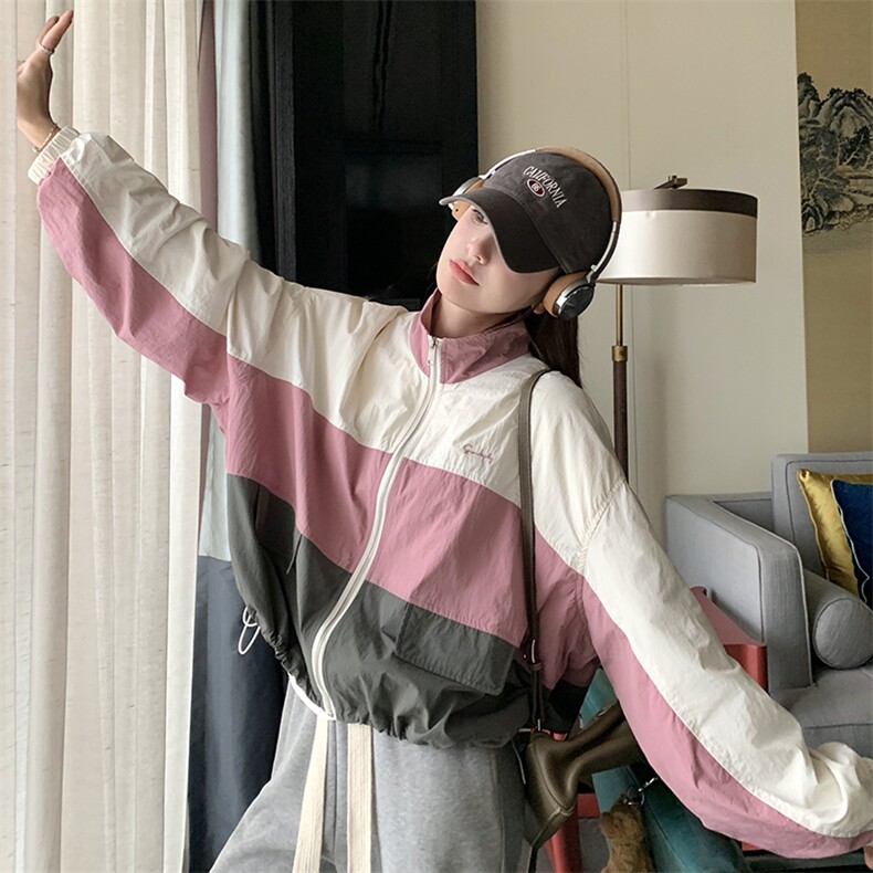 新款，拼色短外套2B113-8703-P115-K168,女装短外套,2B113