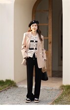 撞明线西装，女装西装，INZOOM