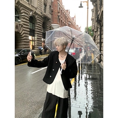 【有货】新中式设计感小香风外套珍珠扣短款夹克JK286特P67，男装夹克，星座908-1