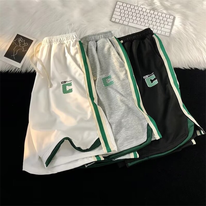 男宽松型潮运动裤新款条纹夏季休闲裤HK110P25,男装休闲裤,星座1116-2
